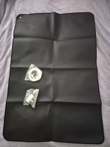 Customer photo review of Grounding & Earthing Sleeping Bed Mat