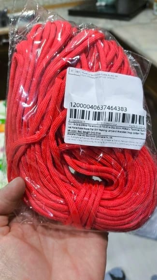 Customer photo review of 9-Core Paracord – Robustes Überlebensseil