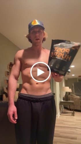 Customer video review of POST HUSTLE