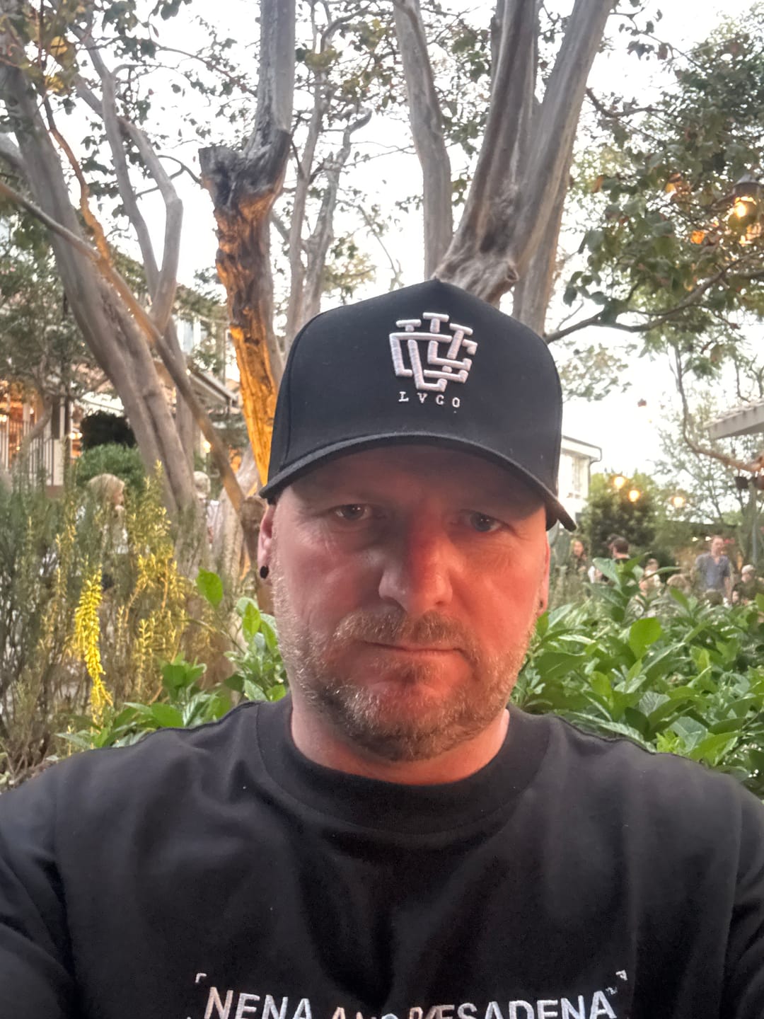 Customer photo review of LVCO "Jet Black" A-Frame Snapback