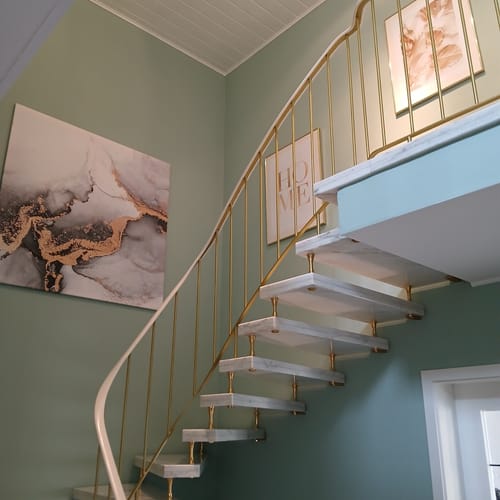 Customer photo review of Leinwandbild | Luxury Abstract Fluid Art No. 3 | Quadrat