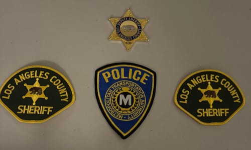 Customer photo review of LASD Los Angeles County Deputy Sheriff Star Flat Badge For Shadow Box Customizable Rank and Number