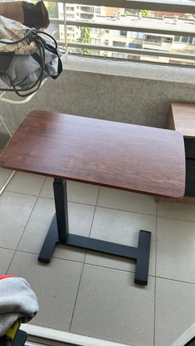 Customer photo review of Mesa Multifuncional Ajustable 68x36cm con Altura Regulable