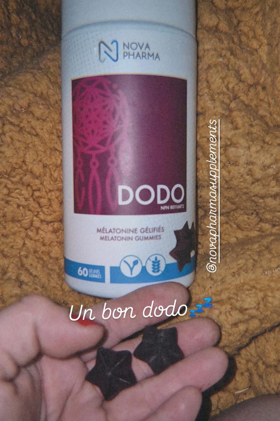 Customer photo review of Nova Pharma - Dodo (60 gélifiés)