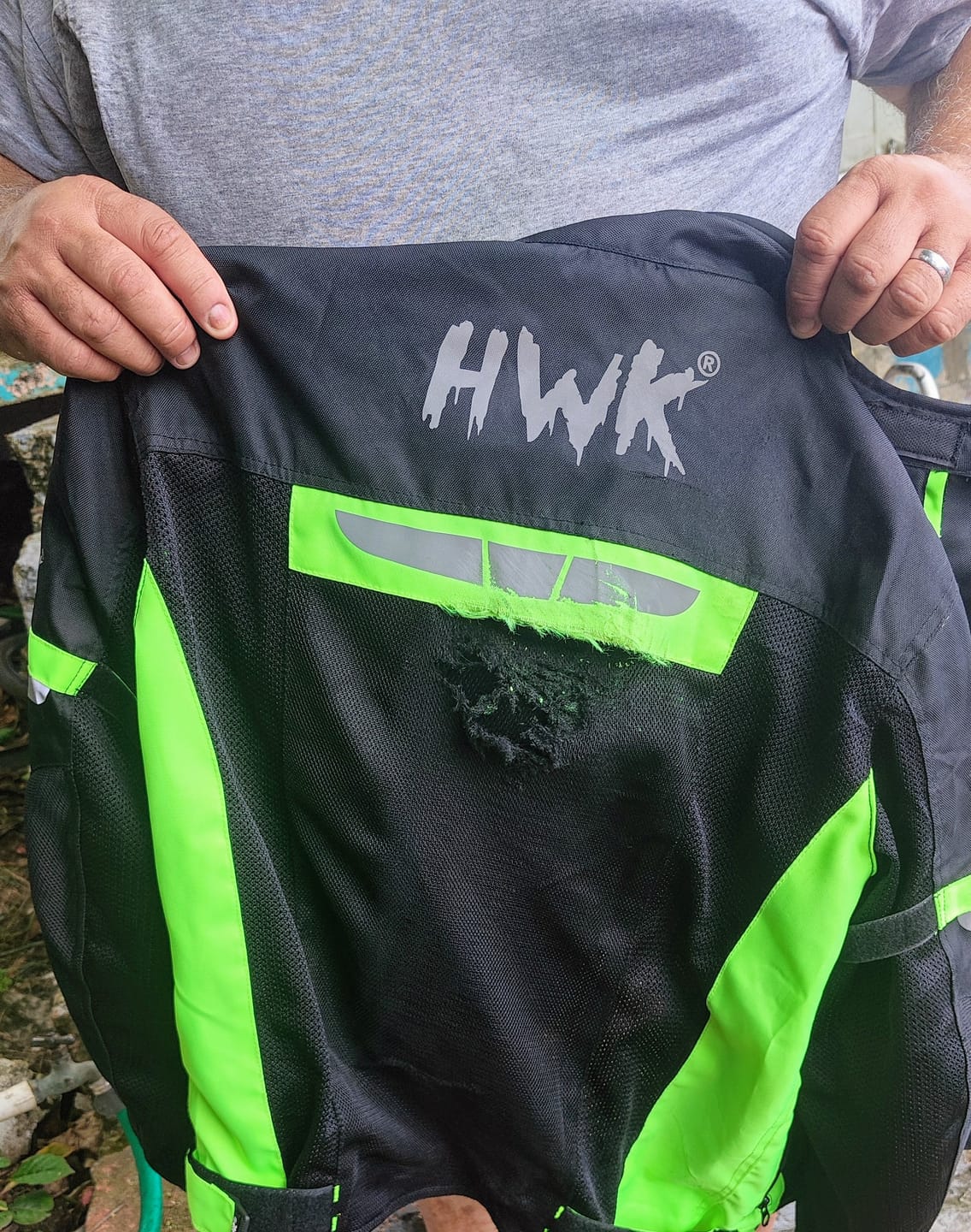 Customer photo review of HWK Mesh Motorcycle Jacket