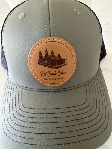 Customer photo review of Richardson 112 Custom Leather Patch Hat