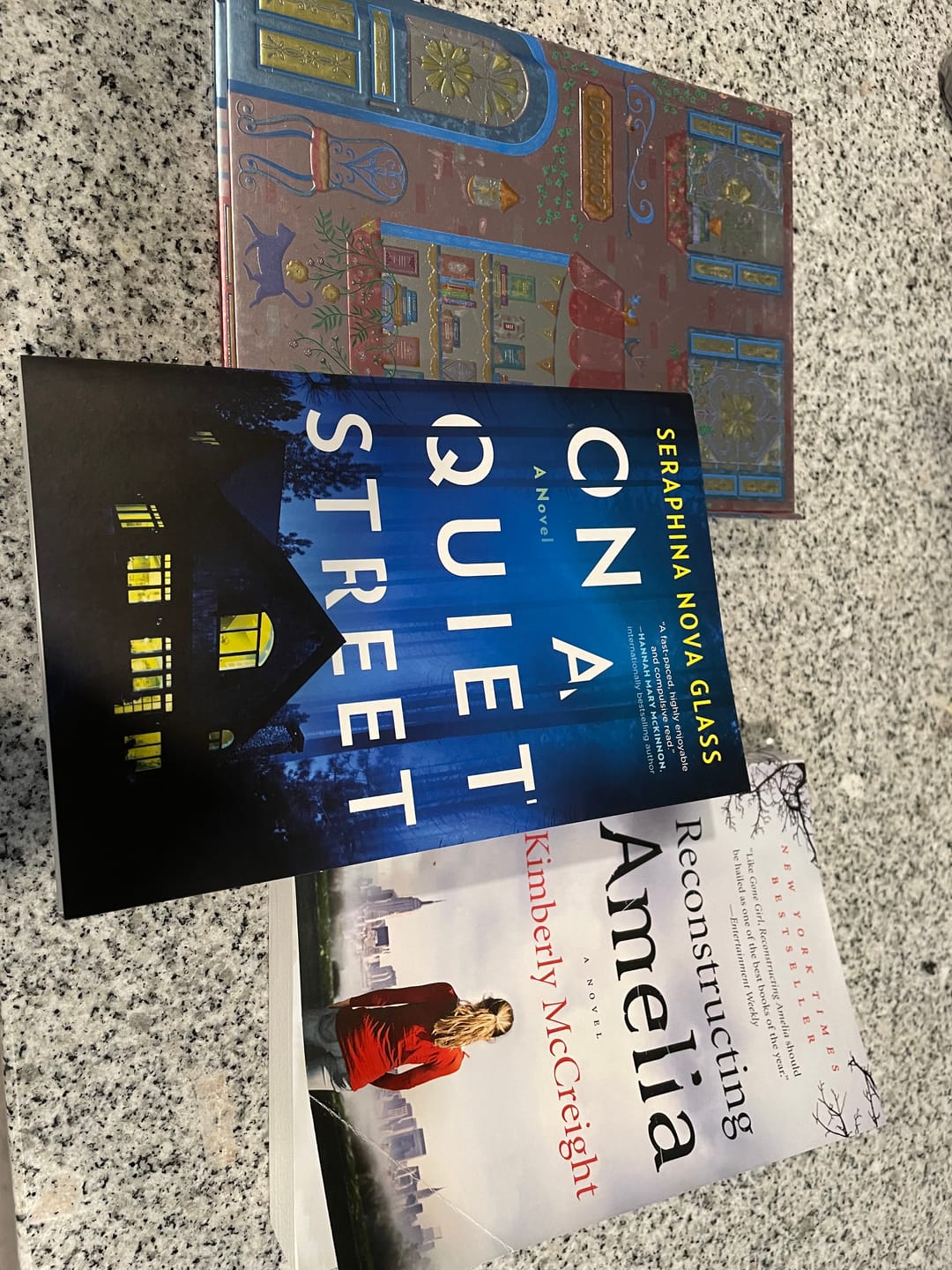 Customer photo review of Quarterly Mystery/Thriller Book Box
