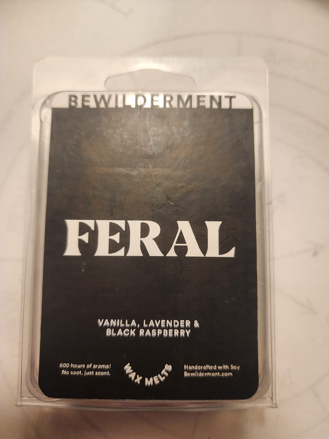 Customer photo review of Feral Wax Melts