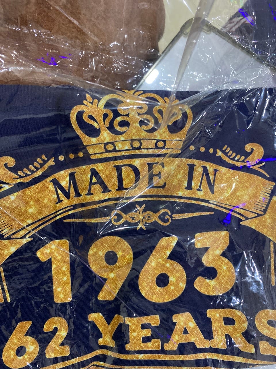 Customer photo review of MADE IN 1963 62 YEARS OF BEING AWESOME PREMIUM QUALITY CLASSIC T-SHIRT