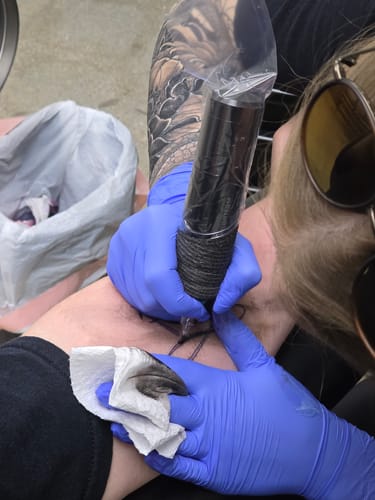 Customer photo review of Big Piece Tattoo Kit