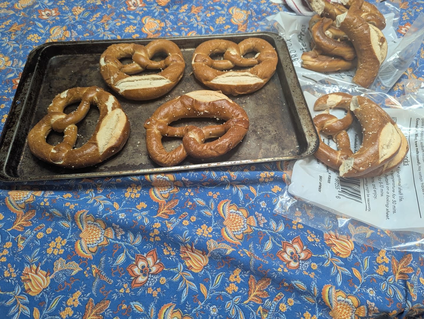 Customer photo review of XL Oktoberfest Pretzels (4 pack)