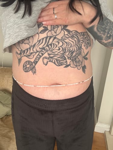 Customer photo review of Zuhrah African Lux Waist Beads