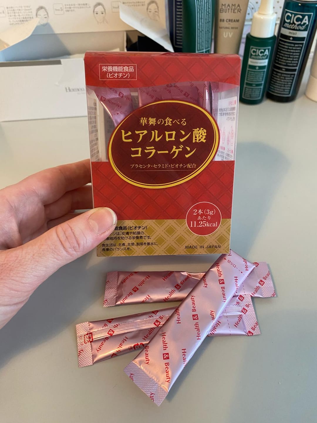 Customer photo review of AFC vitamin complex with collagen peptide with hyaluronic acid