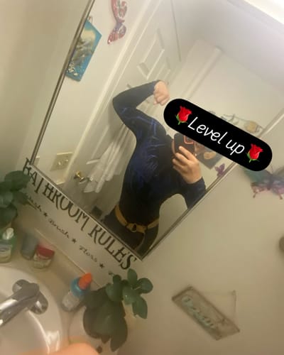 Customer photo review of Void Tech™ Hollow Knight hoodie Compression [MOONLIGHT BLUE]