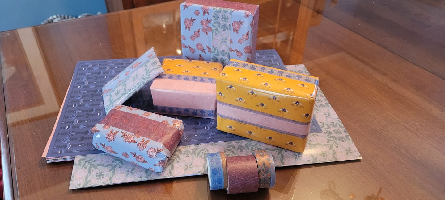 Customer photo review of Gift Wrapping Book