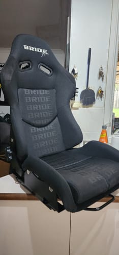 Customer photo review of Bride Stradia II Japan Style Black Recliner Seat - ADR Approved