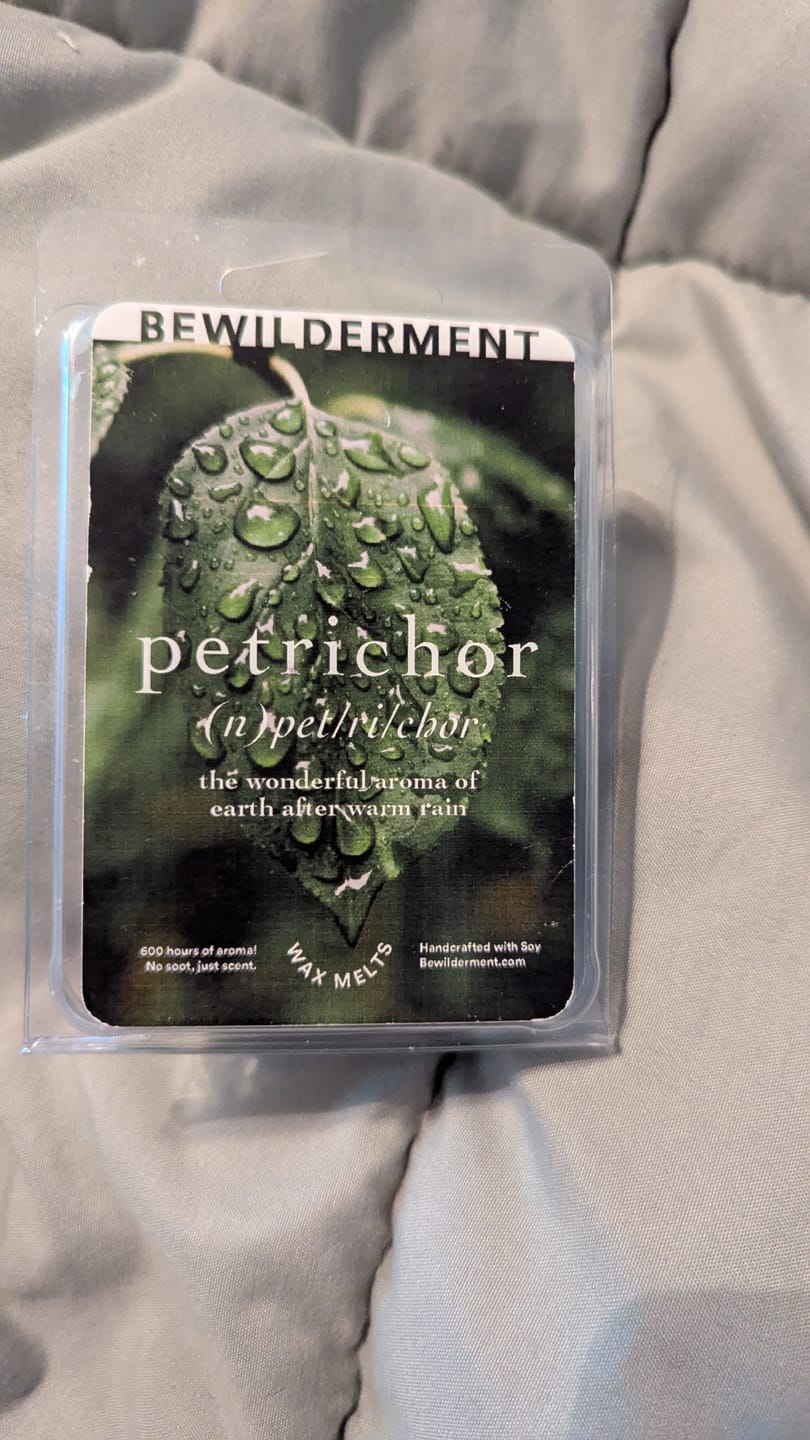 Customer photo review of Petrichor Wax Melts