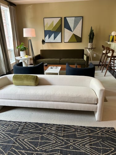 Customer photo review of New Linen Geometrics E