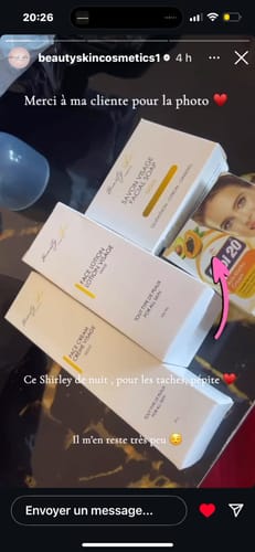 Customer photo review of Crème de visage GOLD
