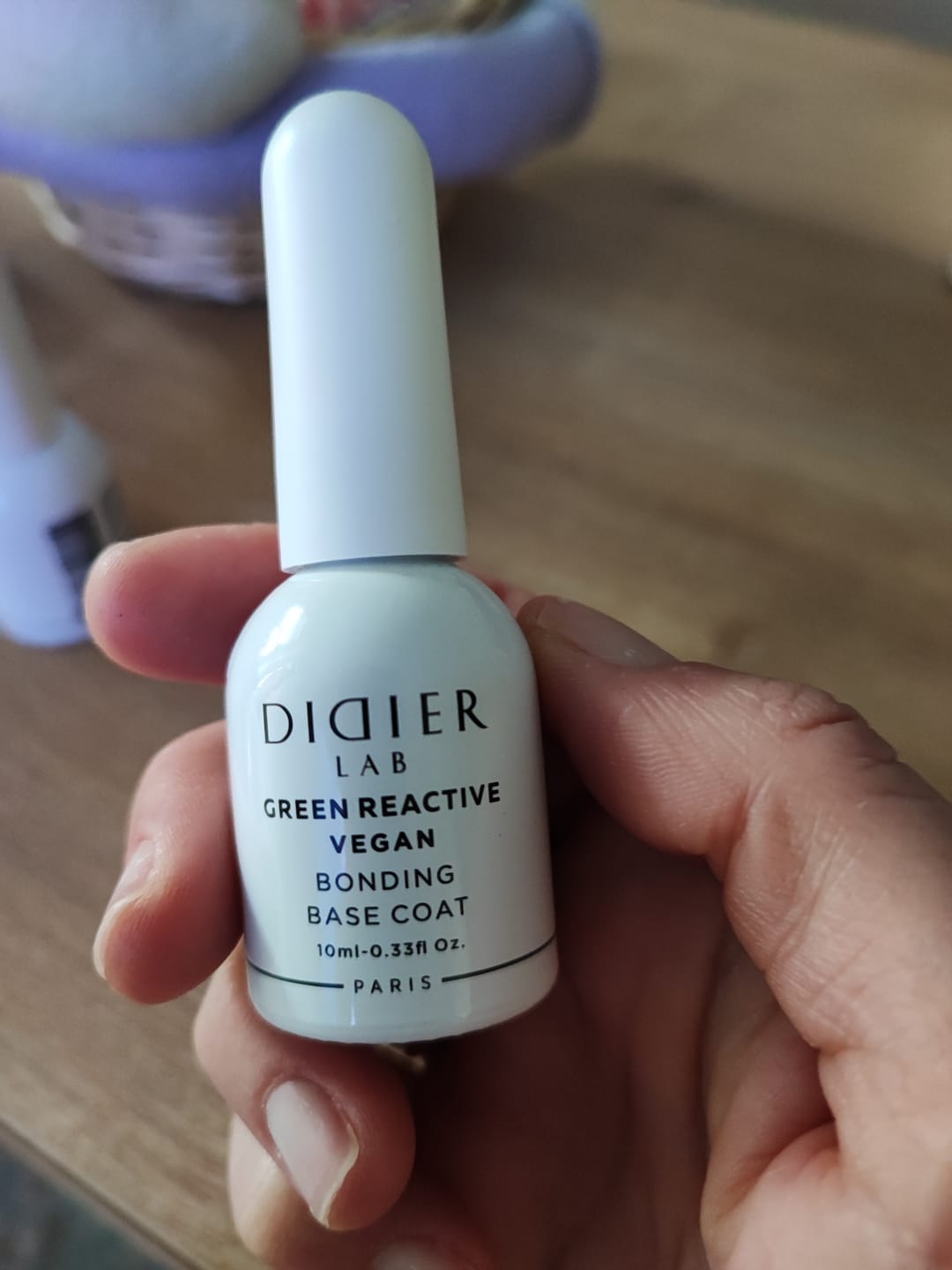 Customer photo review of Βάση Vegan Bonding Green Reactive, "Didier Lab", 10ml