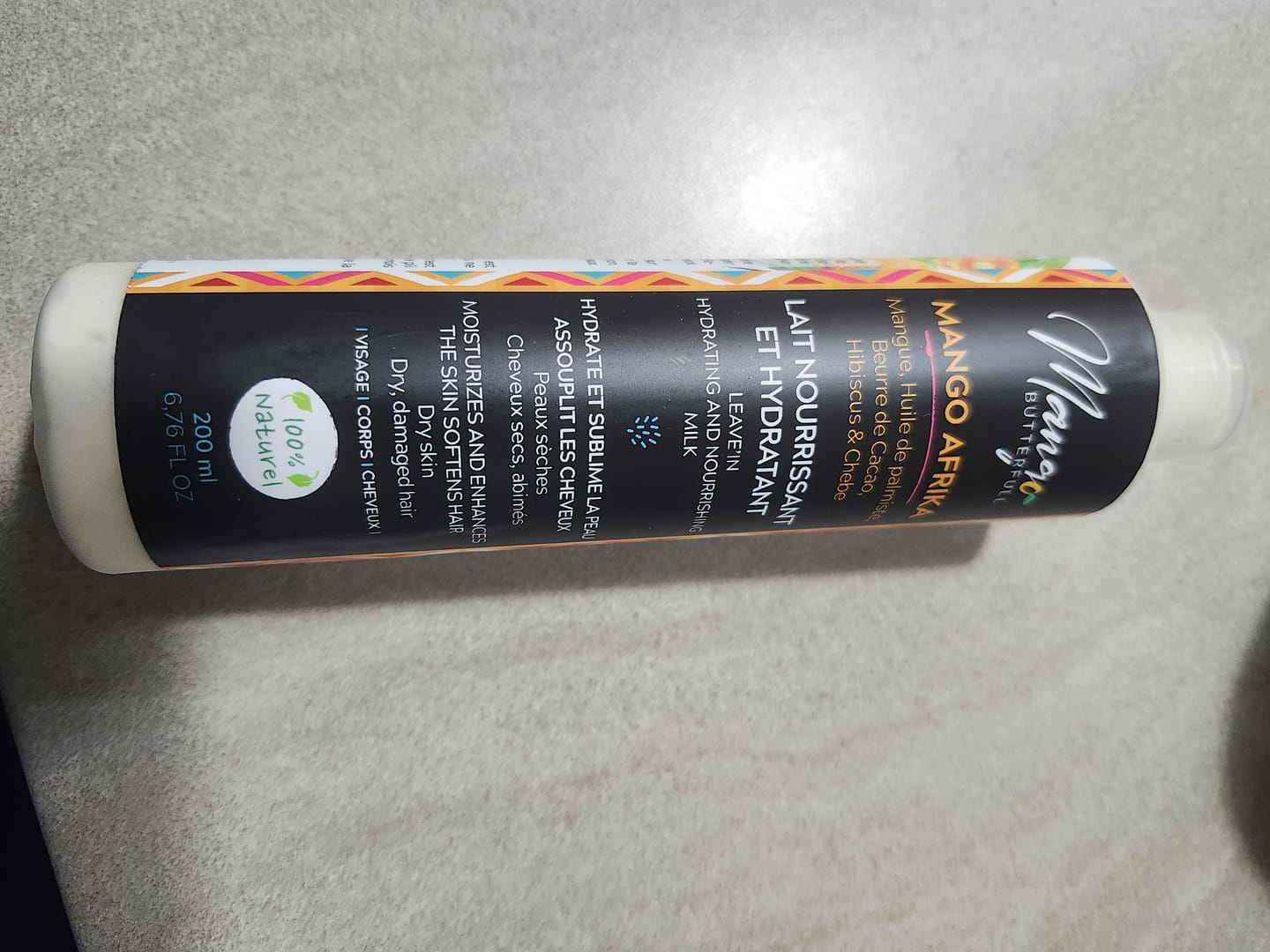Customer photo review of Lait hydratant et nourrissant -  Mango AFRIKA