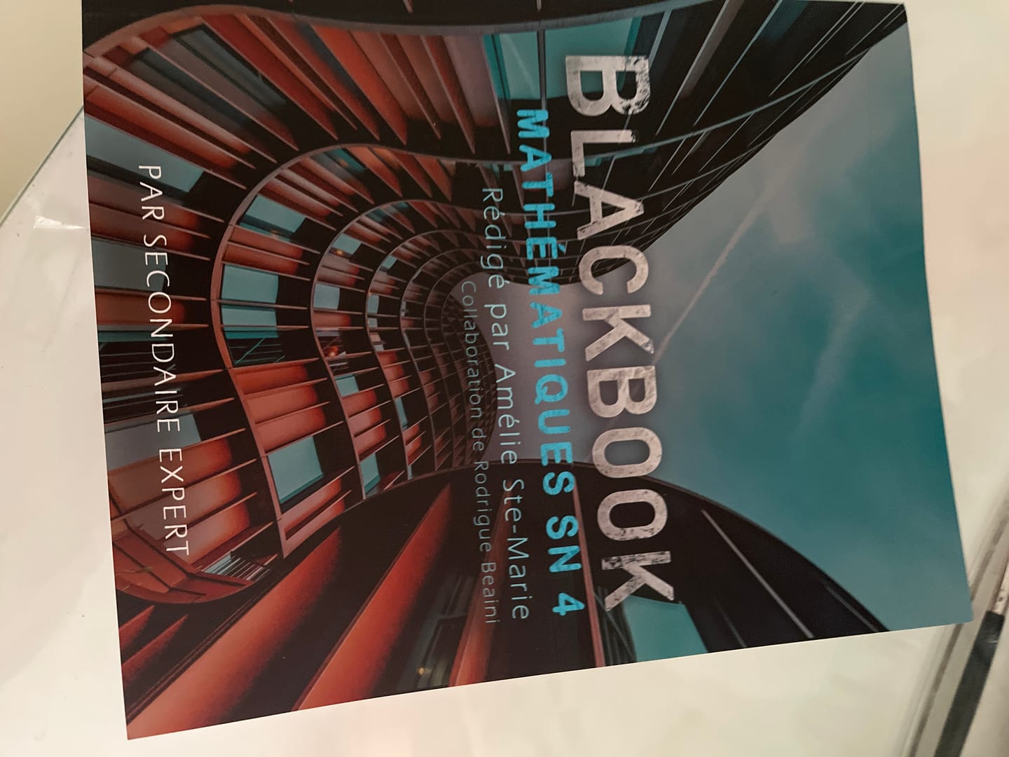 Customer photo review of Livret "Black Book" Mathématiques SN 4 (Secondaire)