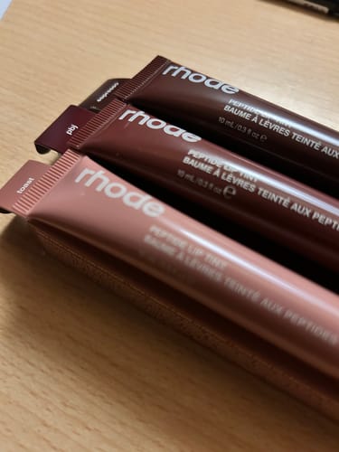 Customer photo review of peptide lip tint - disponível em Portugal