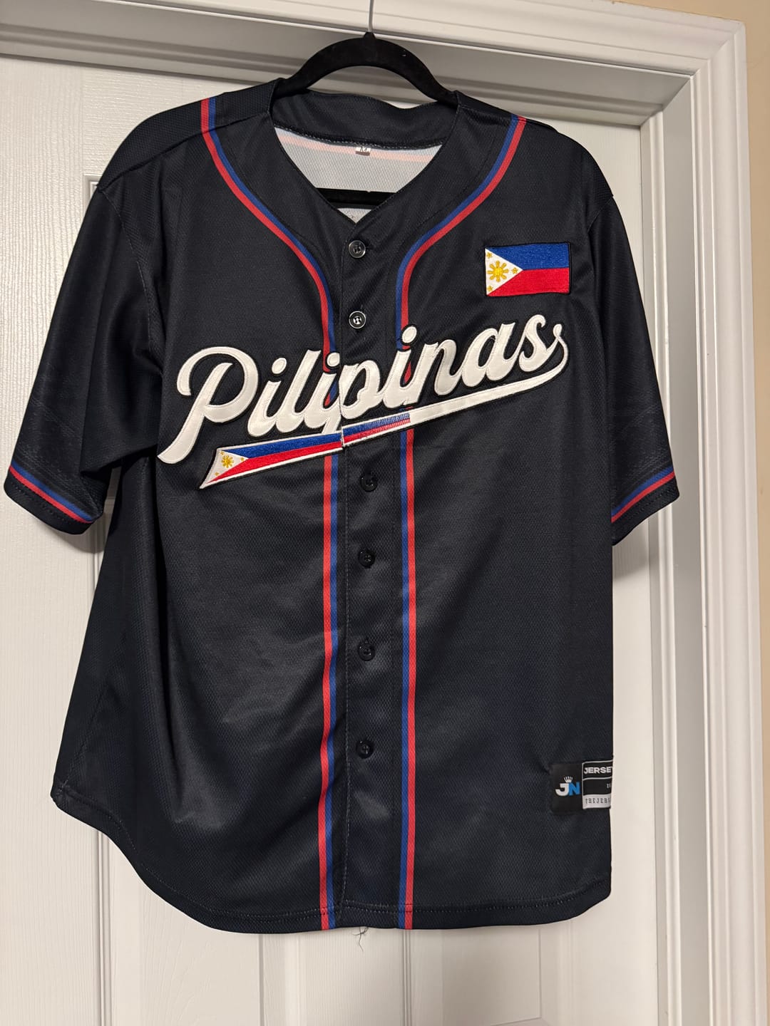 Customer photo review of Philippines Custom Baseball Jersey