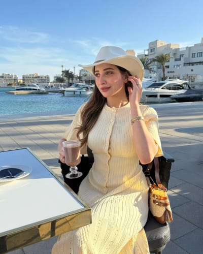 Customer photo review of Sandro | Soft Lady Maxi Dress