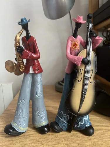 Customer photo review of Music Band Sculpture