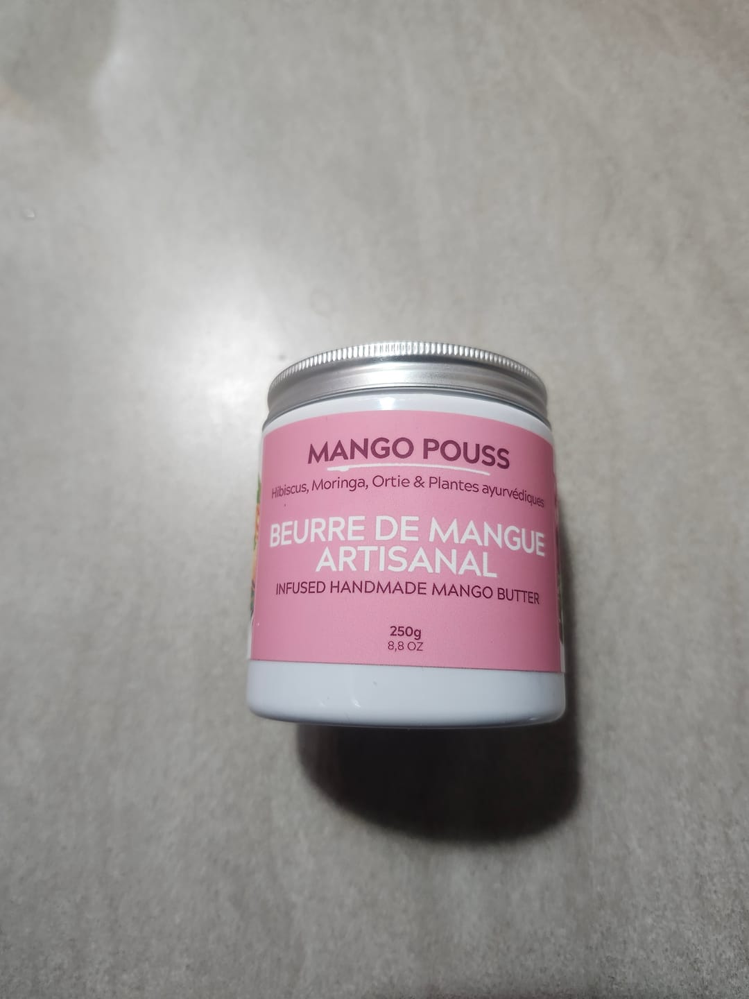 Customer photo review of Beurre de mangue artisanal POUSS