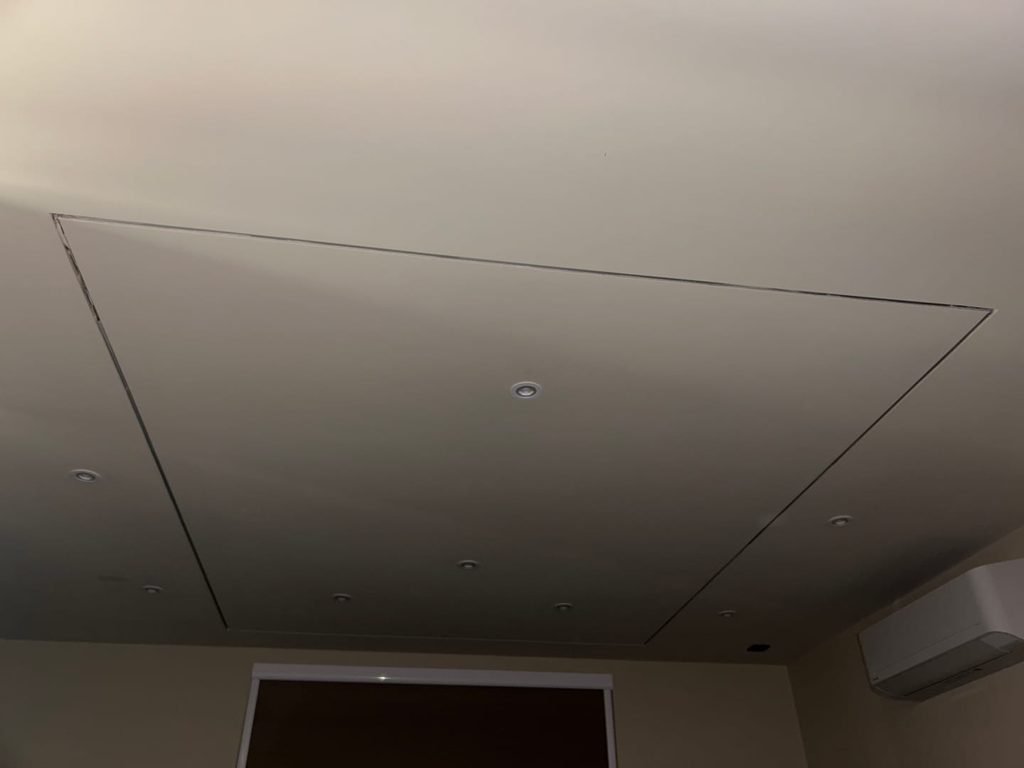 Customer photo review of 2 Meters Trimless 12MM Wide Plaster-In Aluminum LED Profile Channel with Frosted Diffuser & Accessories for LED Strip Lighting