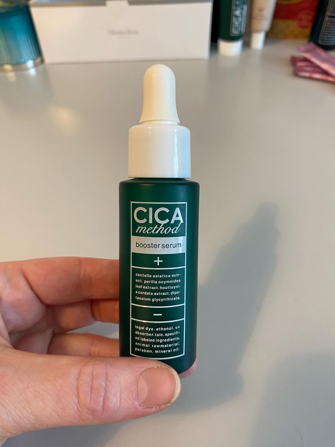 Customer photo review of Cica Method Booster Serum