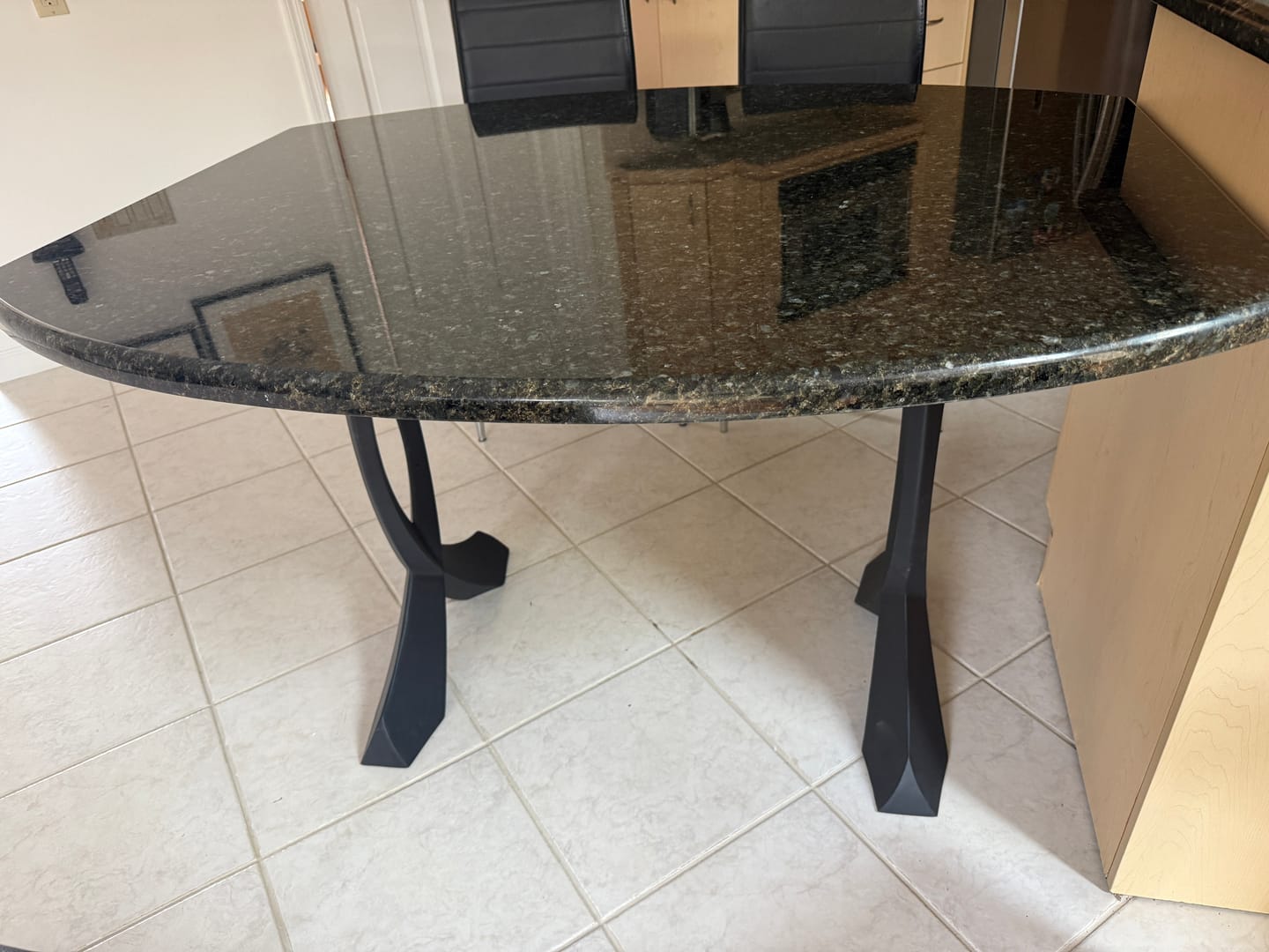 Customer photo review of Table Legs 423 Curva 28H Dining Furniture Legs