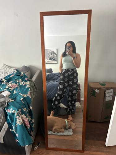 Customer photo review of FUNBI AFRICAN PRINT JOGGERS [BLACK]