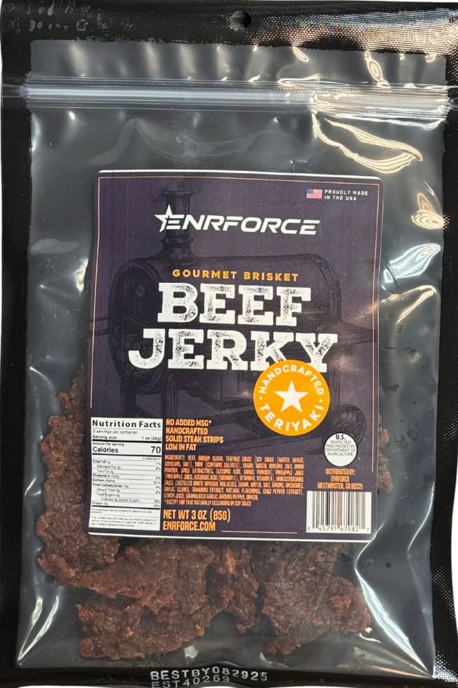 Customer photo review of Gourmet Premium Beef Jerky