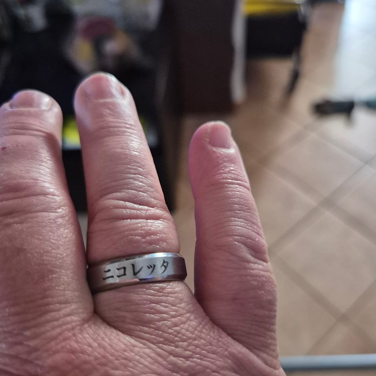 Customer photo review of Anello giapponese personalizzato