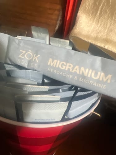 Customer photo review of Migranium - World's First Anti-Migraine Super Formula