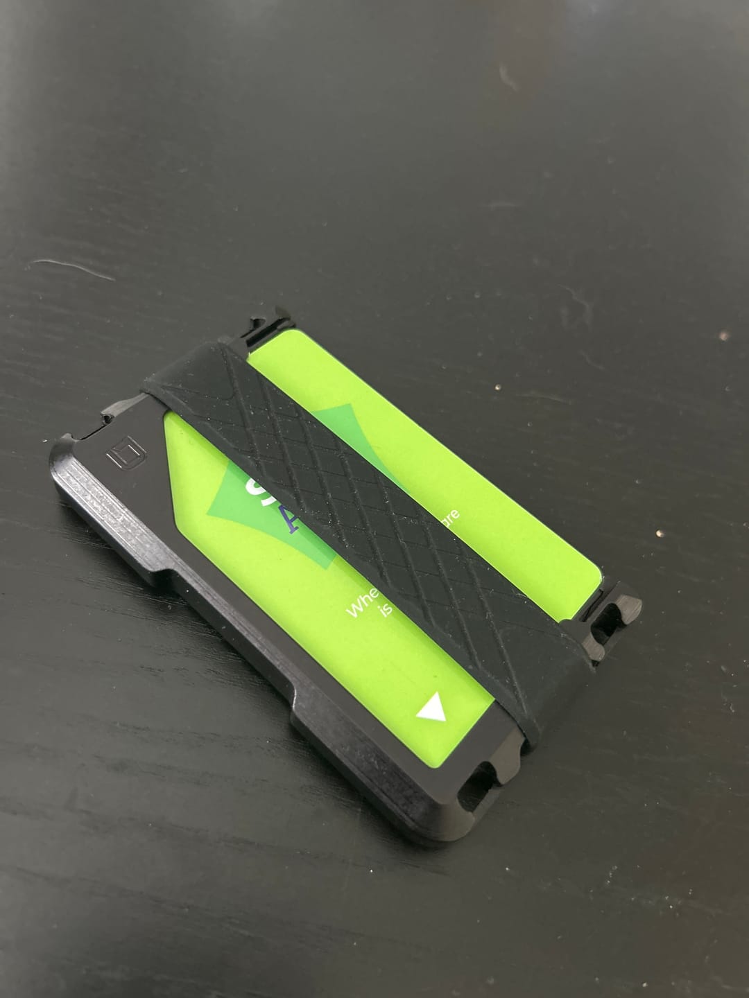 Customer photo review of D03 LITE DAPPER RAIL WALLET