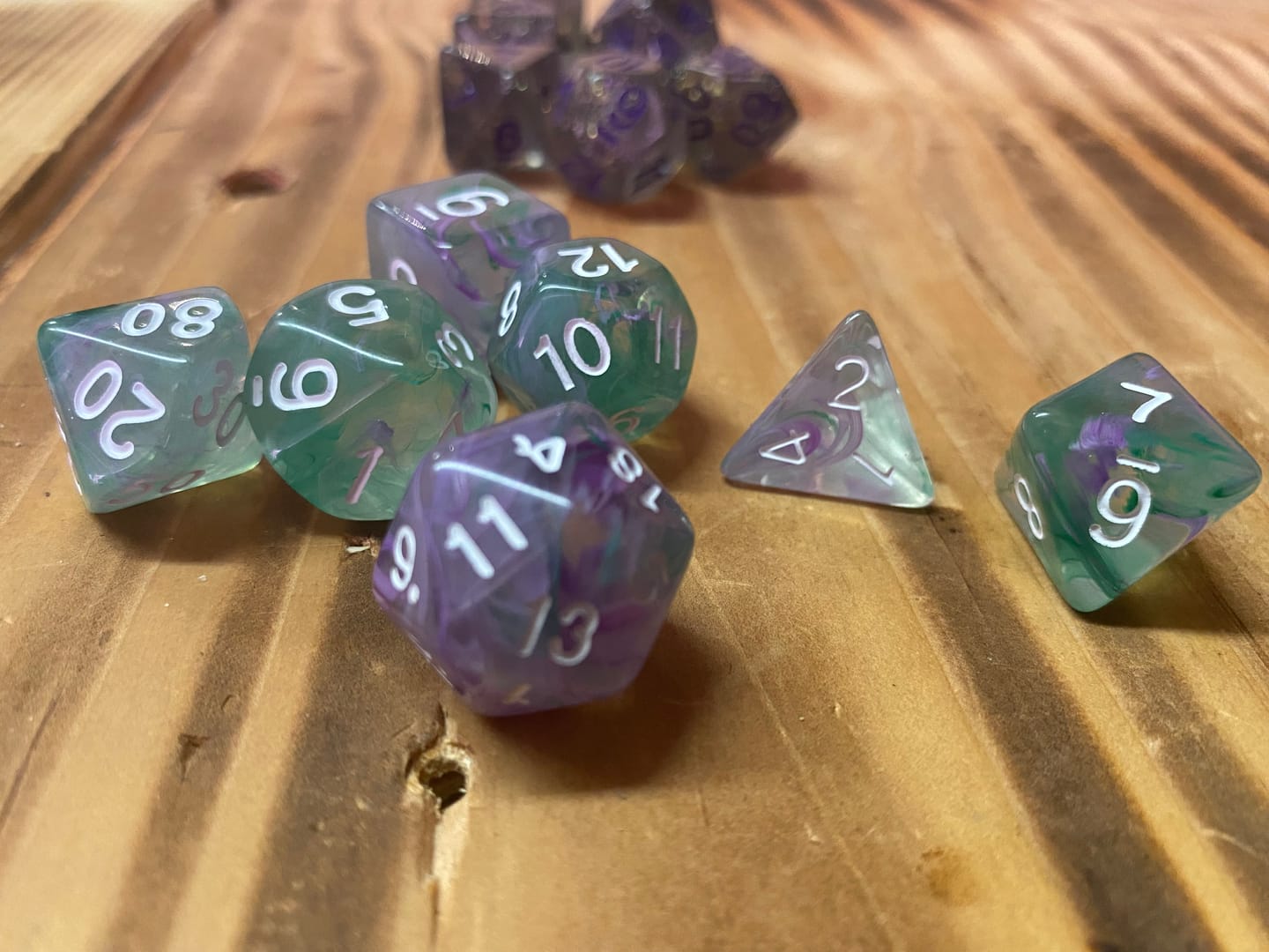 Customer photo review of Mystery Dice Set Subscription