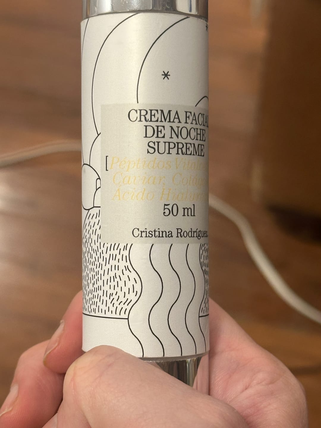 Customer photo review of Crema Facial de Noche Supreme