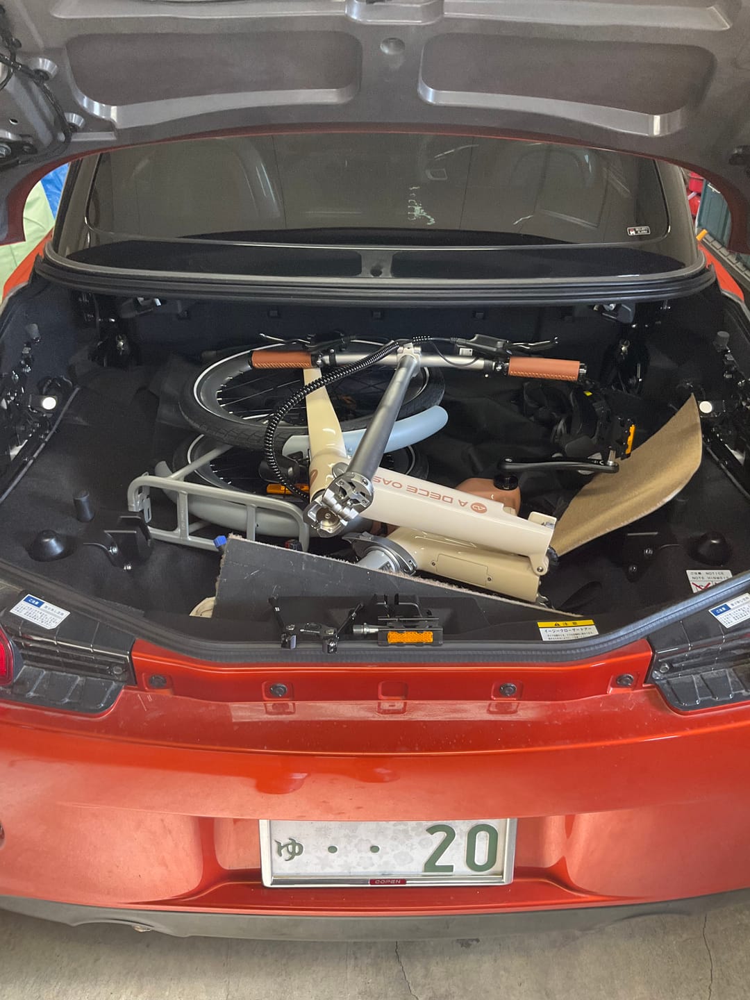 Customer photo review of Air Carbon 折りたたみ電動アシスト自転車