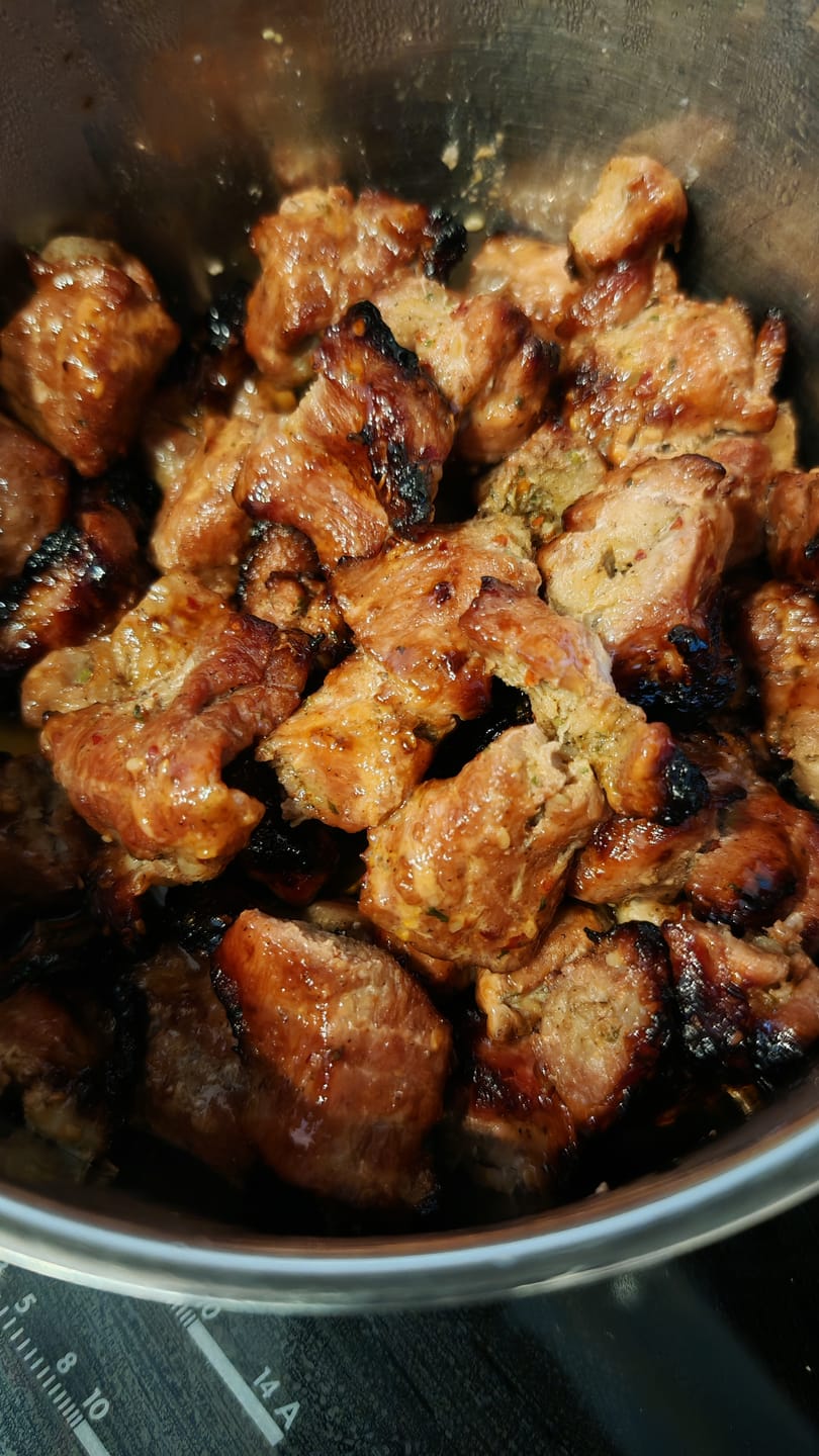 Customer photo review of Schweine-Schaschlik Yakuza – mariniert mit Teriyaki, Chili & Sesam | mySchaschlik