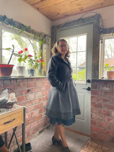 Customer photo review of Hooded wool jacket coat 1843