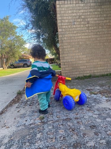 Customer photo review of SOHLS Velcro Toddler Shoe – Midnight Onyx