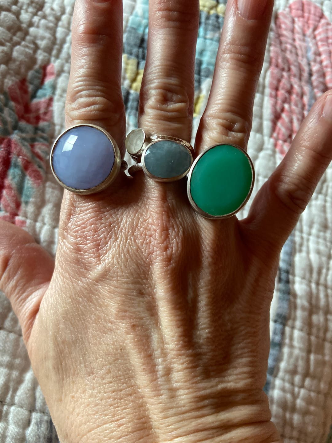 Customer photo review of Chalcedony Blue Maxi