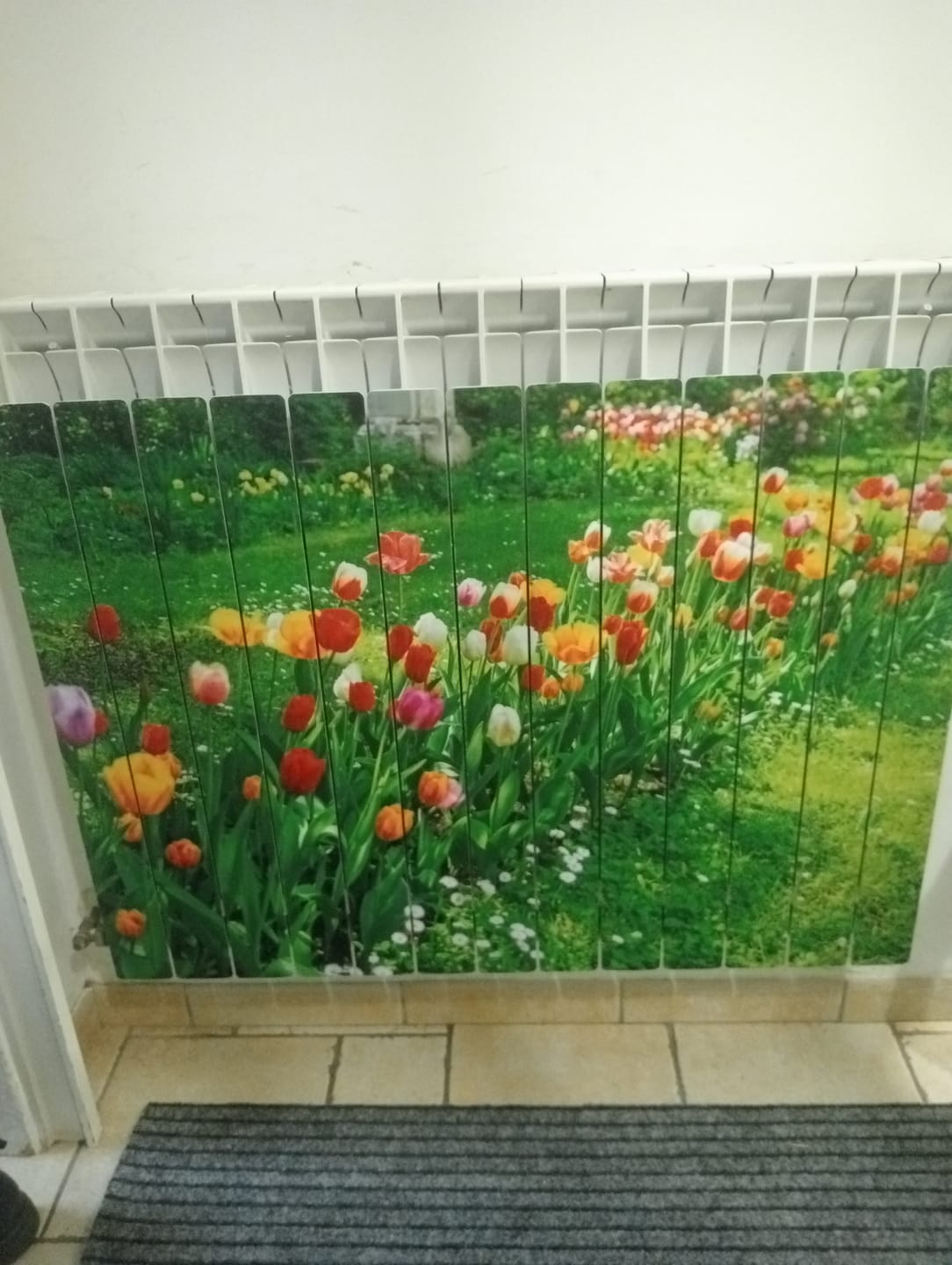 Customer photo review of Rivestimento Personalizzato Termosifone