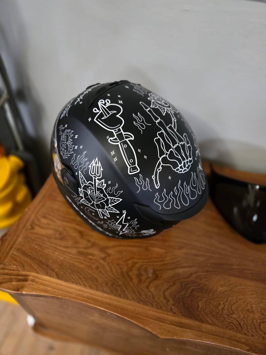 Customer photo review of Covert FX The Litas 2 Helmet - Matte Black