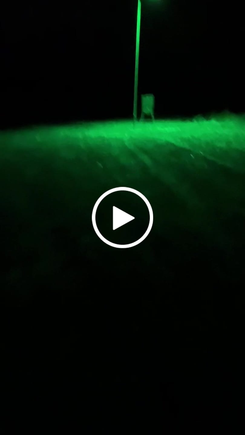 Customer video review of Solar Green Light for Hunting Hogs Deer,Fish light -15,000lumens