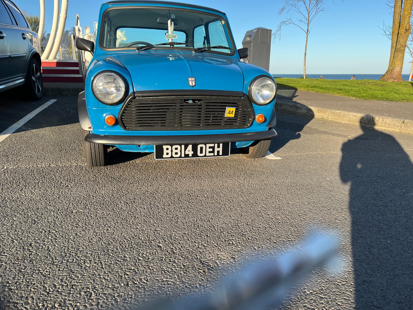 Customer photo review of Classic Oblong Metal Pressed Number Plate - 520mm x 111mm